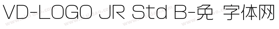 VD-LOGO JR Std B字体转换